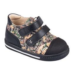 TW-409 (цв.19-черно-бежевый) Полуботинки (натур.кожа)