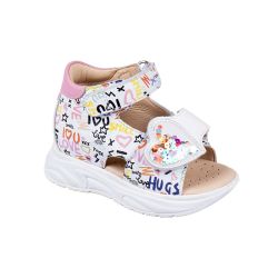 TW-141 (цв.3-мультиколор, 21) Туфли (откр.нос,натур.кожа)