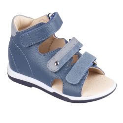 TW-140 (цв.17-темный джинс) Туфли (откр.нос,натур.кожа)