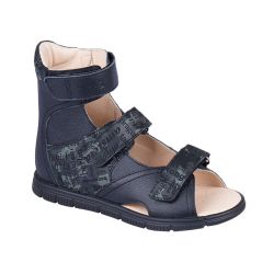 TW-178 (цв.3-черный комбинир) Туфли (отк.носок, выс.задник, натур.кожа)