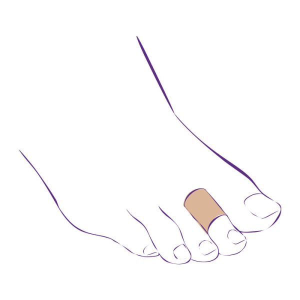 Защитный протектор для пальцев стопы СТ-65  Trives